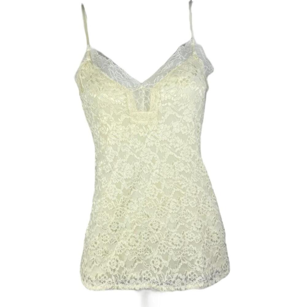 Coquette lace top white cream